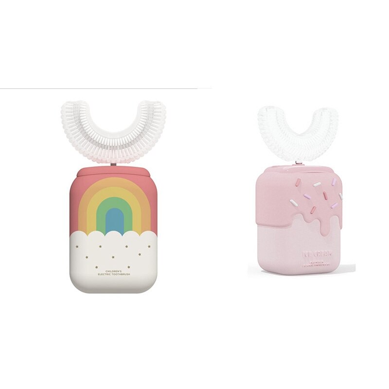 Smart U Shaped Kid Electric Toothbrush 360 Degree Self-Cleaning Brush