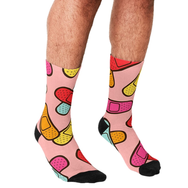Chaussettes drôles pour hommes, touches de Piano, couverture musicale, motif imprimé hip hop, chaussettes joyeuses pour hommes, mignons garçons, style de rue, chaussettes folles pour hommes: W1466