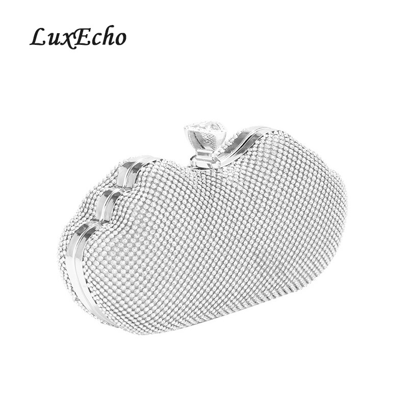 Luxecho Mode Dame Tinnen Parel Diner Tas Hand Met Een Schouder En Schuine Straddle Tas Bruid Party Bag