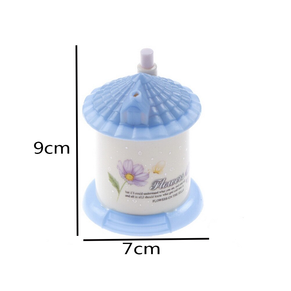 1 st Leuke Automatische Tandenstoker Houder Zak Kleine Draagbare Huis Shaped Tandenstoker Box 7*9 cm 3 kleuren