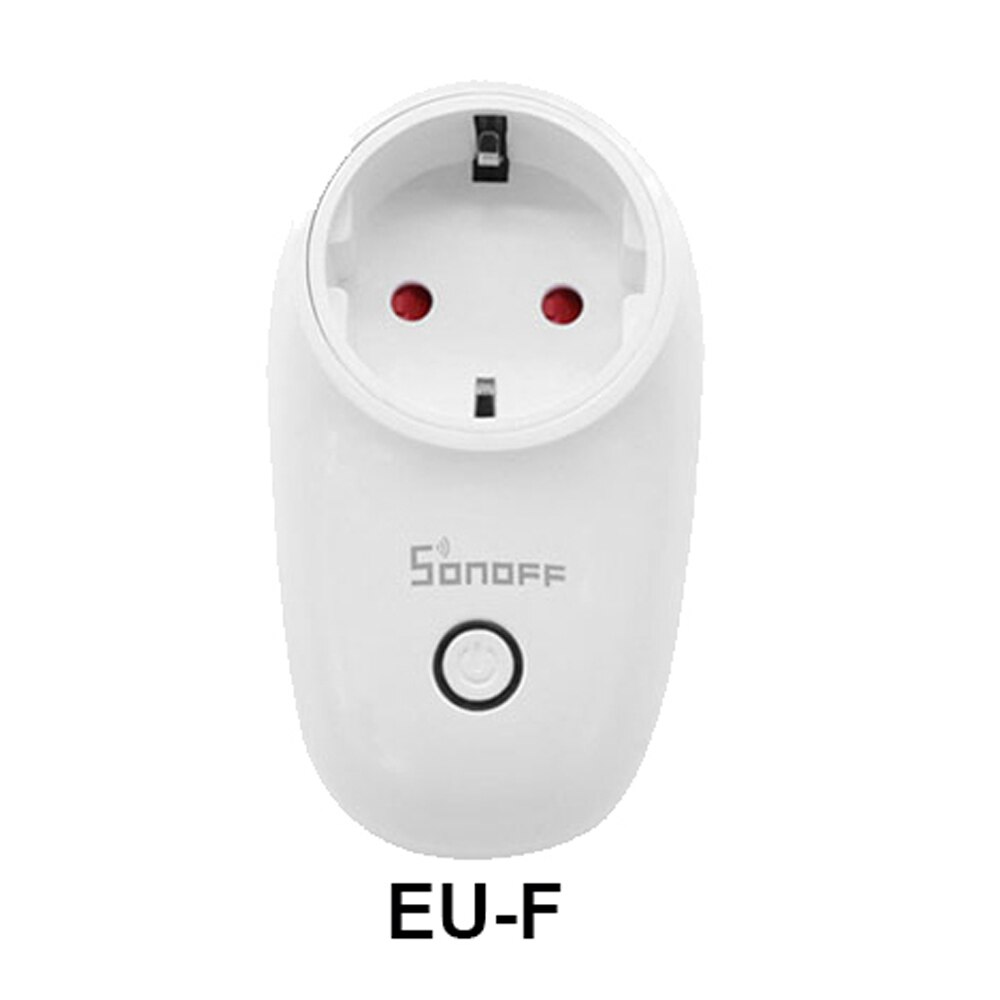 2Pcs/Lot SONOFF Baisc Wifi Smart Socket Switch Wireless Remote Control Power Sockets App Control for Alexa Google Home: S26 Type F