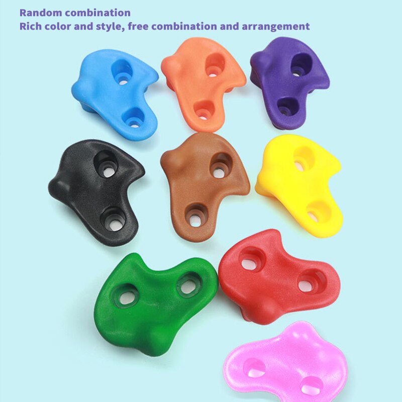 Wall Stone Plastic Climbing Grips Climbing Rock Grips Can Accommodate Rock Climbing Playgrounds To Hold Backyard Toys Assorted