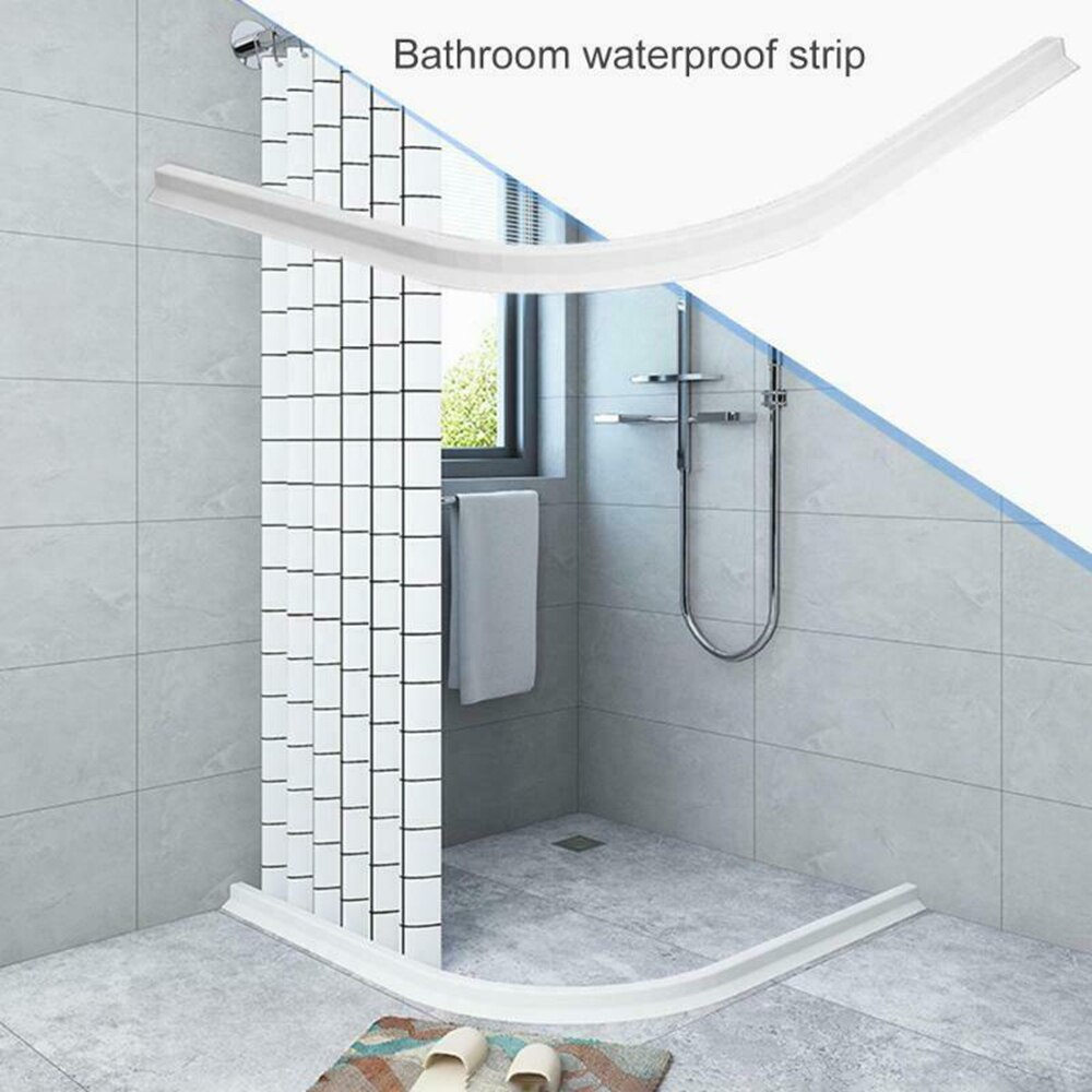Fleksible silikone vandstopper strimler gulvvand barrierer til køkken badeværelse kan