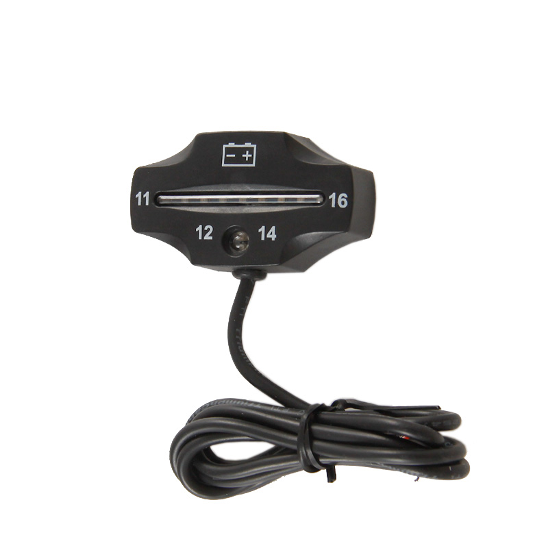 Lyijyhappo vahva akun mittari 9 led akku volttimittari akun ilmaisin 12v auto moottoripyörän mönkijän traktorin uistelumoottori