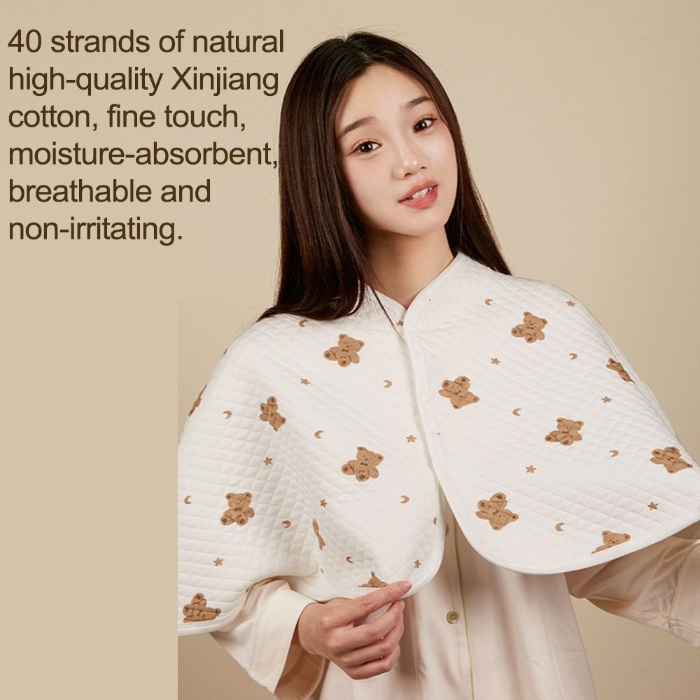 Bloemen bedrukte katoenen moedercape deken ademend warm houden cartoon mama sjaal voedingshoes zachte borstvoedingshoes