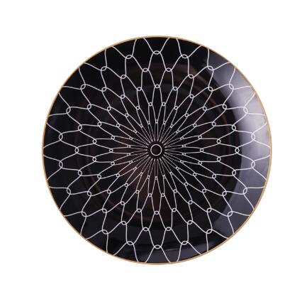 6 oder 8 oder 10 zoll geometrie geschirr keramik Teller teller porzellan dessert platte geschirr kuchen platte: E / 6 Zoll