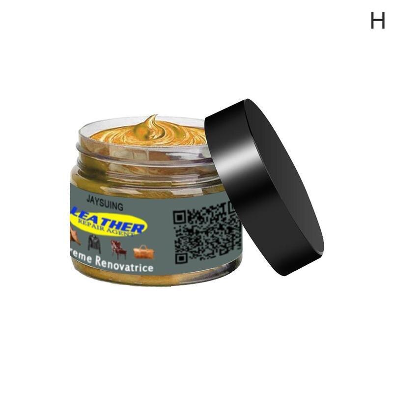 Bilvård flytande läder reparationssats auto komplementär soffkappa hemvård hål repa polera färg pasta färg sprickor  c0 r 2: Gul