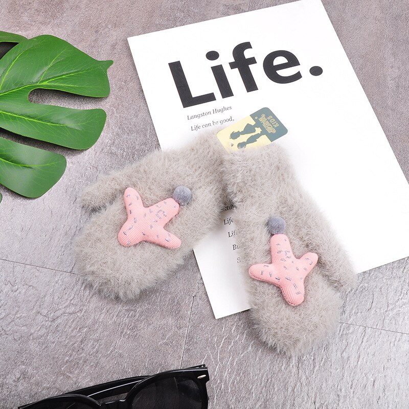 Wecute-gants Cactus pour enfants | Gants pour bébés, mignons, gants pour bébés, mitaines pour nourrissons, de noël, garde au: Gris