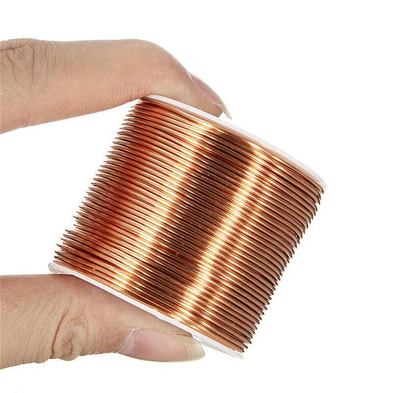 1 mm 25 mètres cuivre bobine aimant fil émaillé rond bobinage fil réparation émaillé cuivre rond fil