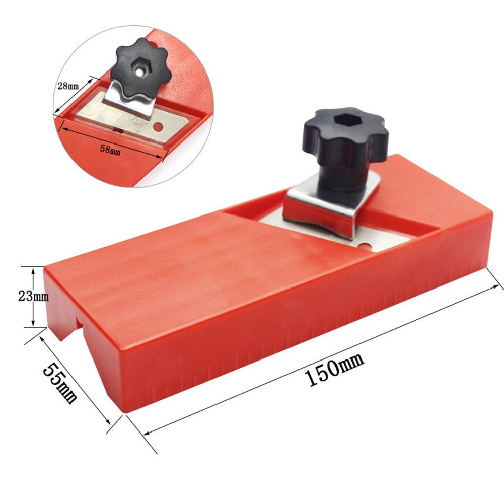 Drywall Edge Gypsum Board Hand Plane ABS Plastic Plasterboard Planing Tool Flat Square Drywall Edge Chamfer Woodworking