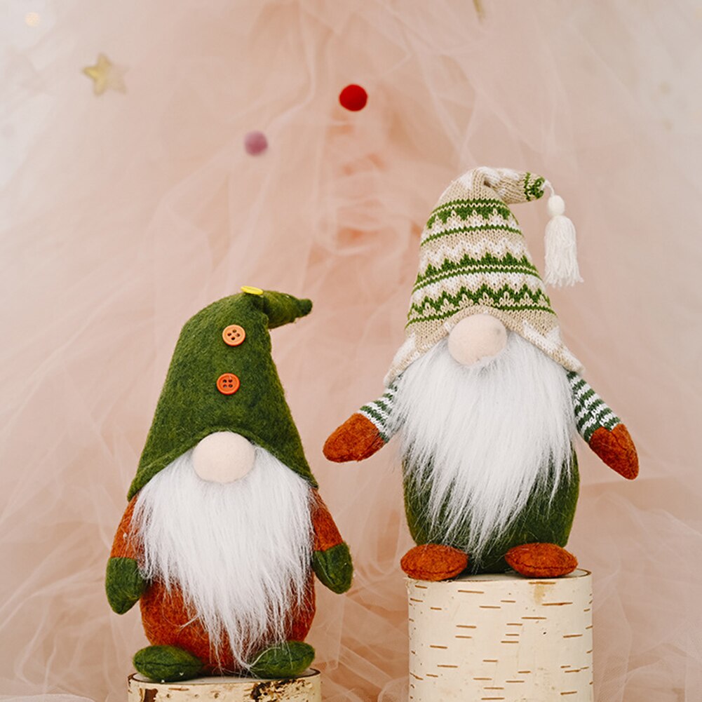 Cartoon kerstman gezichtloos decoratief pop pluche elf speelgoed kinderbenodigdheden kerstversieringen voor thuis jaar