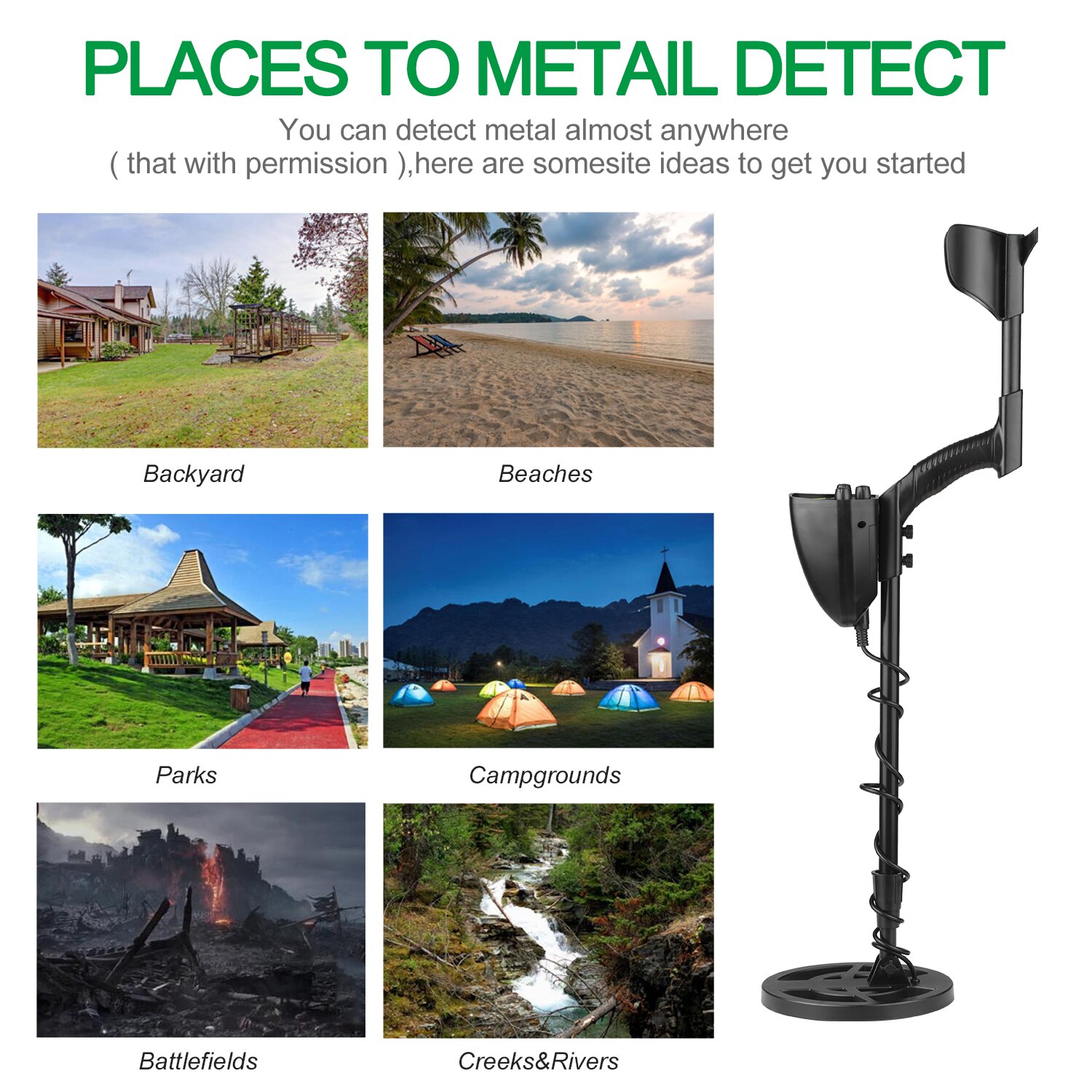 GTX5030 Underground Metal Detector Metal Finder Gold Detector Treasure Hunter Gold Digger Portable Gold Detection