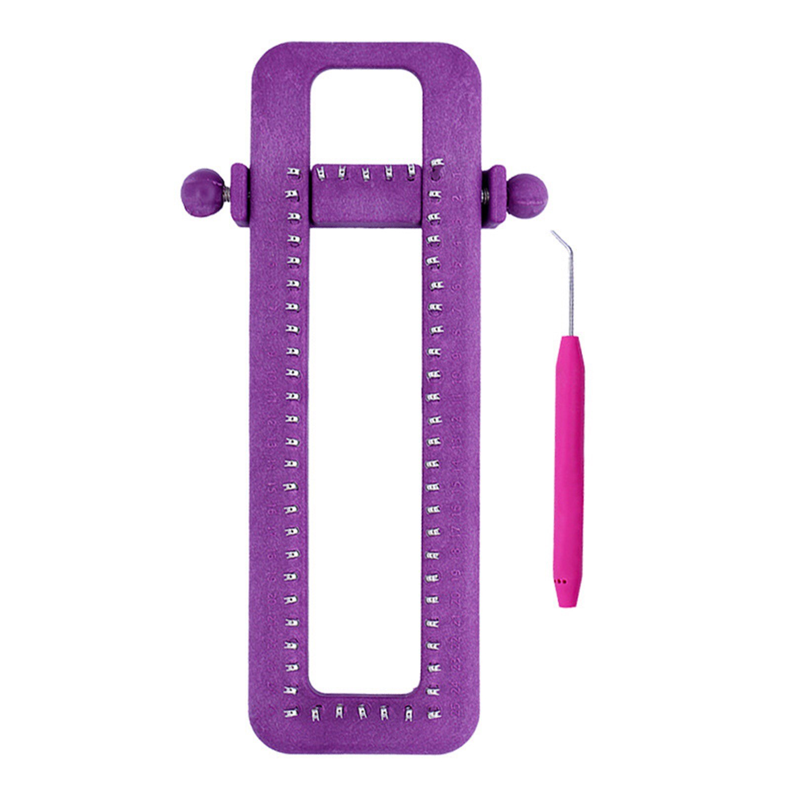 Kit de telar de calcetines ajustables para principiantes, bufanda de costura de punto, herramienta para tejer, suministros de punto, marco de tejido de ABS, telar