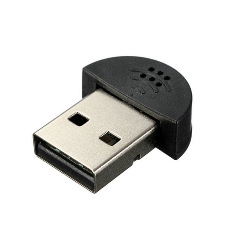 H05B Super Mini USB Computer Mic Smallest Home Adapter for Recording, FaceTime
