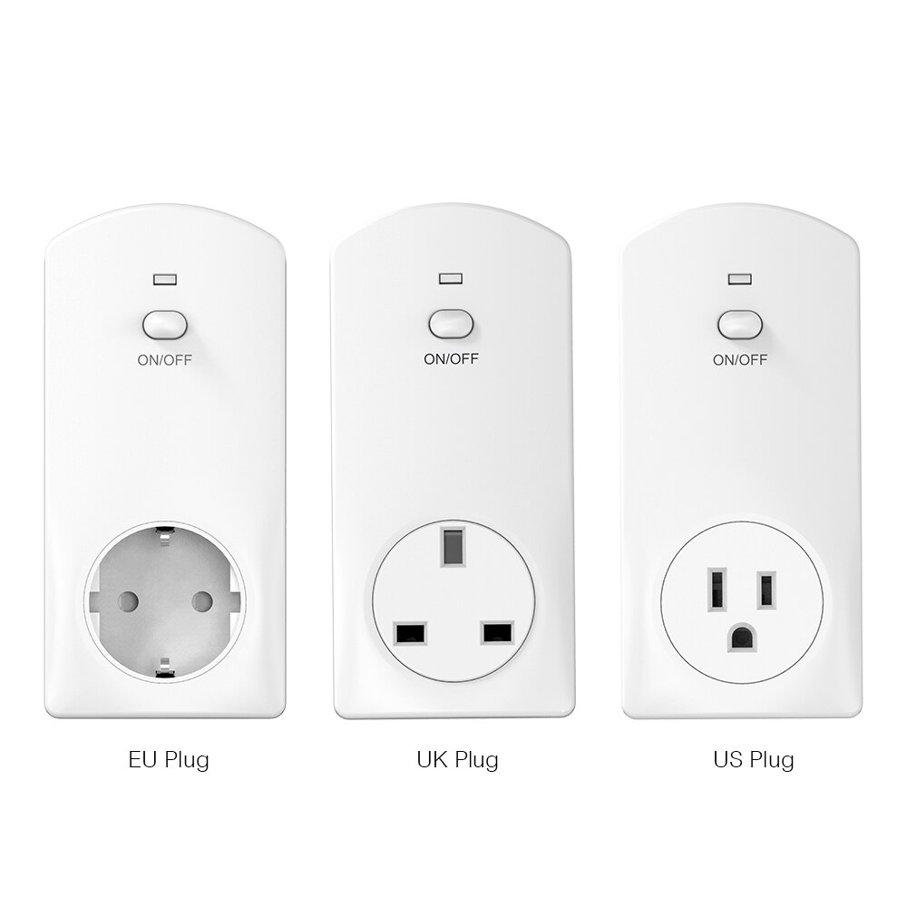 Smart Programmable Wireless Remote Thermostat LCD Screen + Plug in Socket Heating Cooling Program Temperature Controller