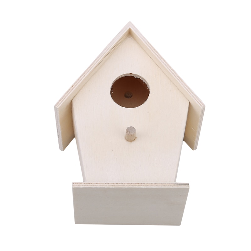 Wooden Garden Bird Cages Birdhouse Bird Cage Parrot Wall Mounted Hanging Bird House Home Balcony Decoration