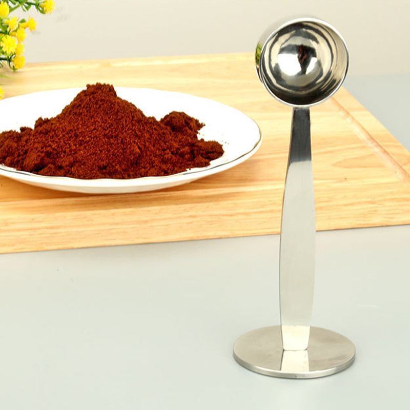 Espresso Stand Coffee Measure Tamper Spoon Stainless Steel Coffee & Tea Tools Tampers Coffeeware