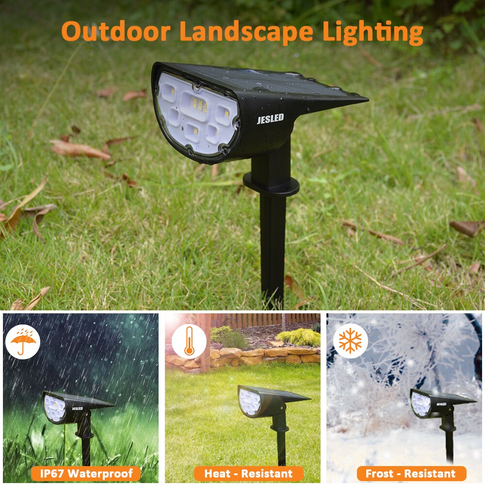 Solar Led Light Outdoor Solar Lamp Waterproof IP67 lampara Solar Landscape Spot Lights Patio Street Garden Decorative Lighting