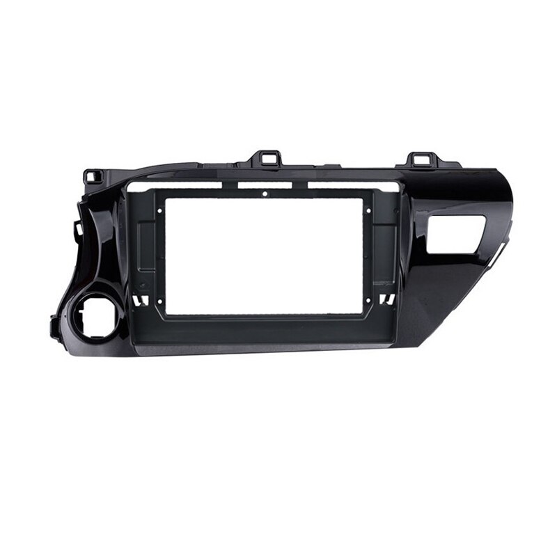 2 Din Car Radio Fascia For TOYOTA Hilux Auto Stereo Audio Player DVD Panel Dash Kit Frame Center Console Holder: LHD / 10.1 inch