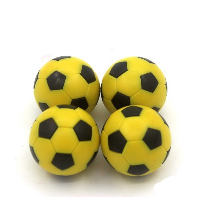 Tafelvoetbal Ballen Geel & Zwart Voetbal Tafel Ballen-36 Mm Eco Materiaal En Speciale Babyfoot Tafel
