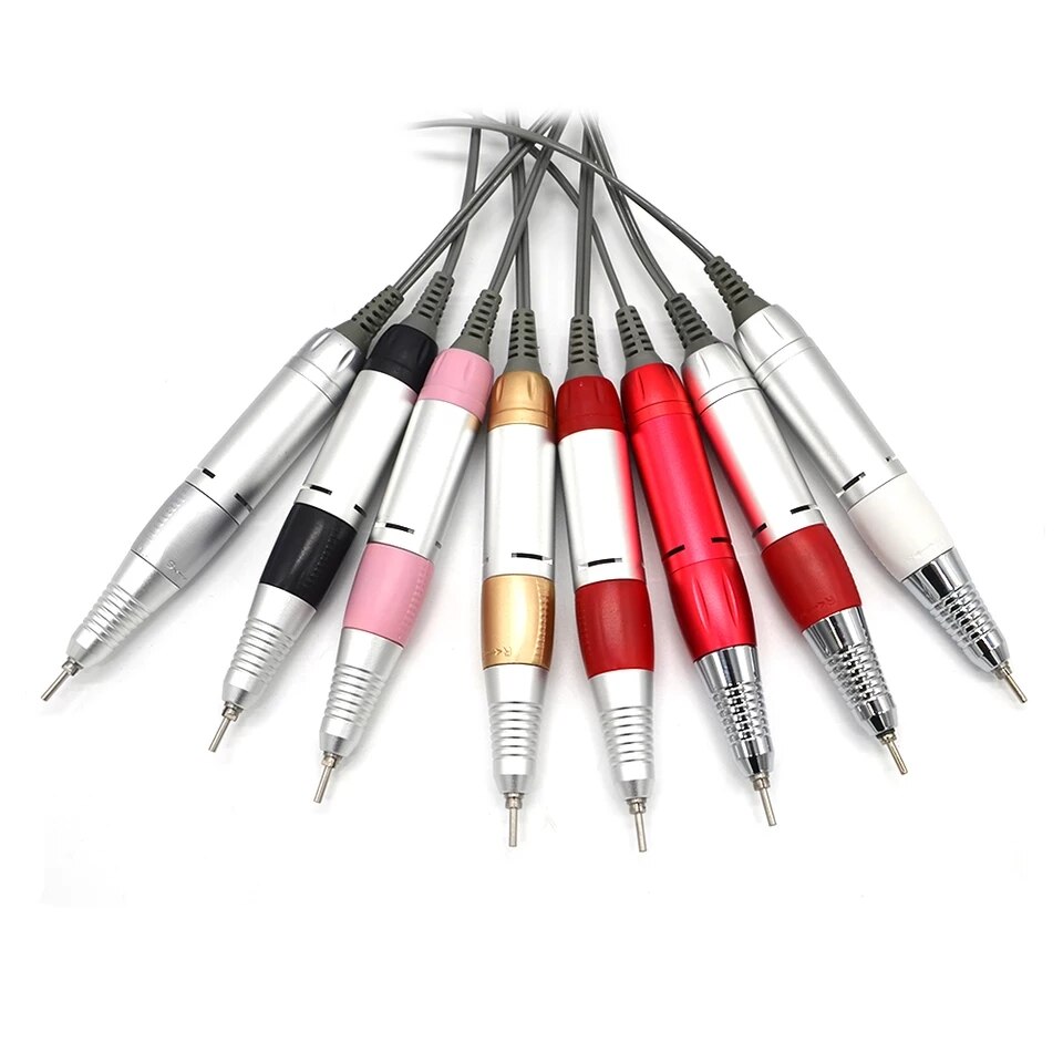 35000RPM Nail Drill Pen Handpiece For Electric Nail Art Manicure Pedicure Drill Machine Accessory Tool DC 3V-DC 12V 1A