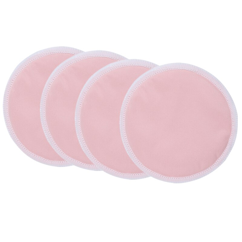 [Mumsbest] 4 Pcs Ecologische Herbruikbare Zoogcompressen Bamboo Zoogcompressen Bamboo Wasbare Voorgevormd Feeding Pads Voor Vrouwen Contoured: NP02-4