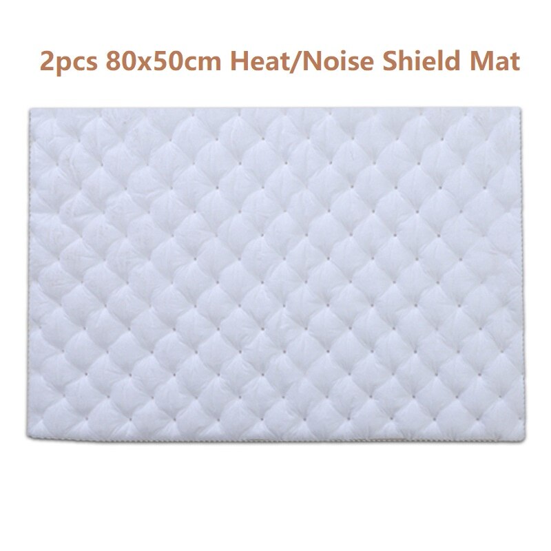 2PCS Automotive Sound Deadener Acoustic Insulation Mat Subwoofer in the Car Audio Engine Firewall Heat Foam Sticker Waterproof