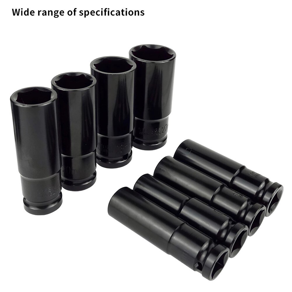 1PC 1/2" Drive Hex Socket 8-21mm Impact Wrench Hex Socket Head 8-24mm Adapter Spanner Converter Socket Wrenches