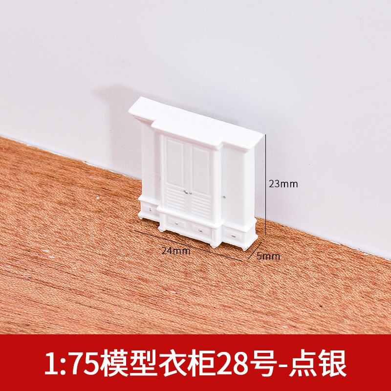 1pcs 1/25 1/30 1/50 1/75 scale Dollhouse mini Mobili In Miniatura casa di Bambola accessori In Plastica Book Shelf: 12
