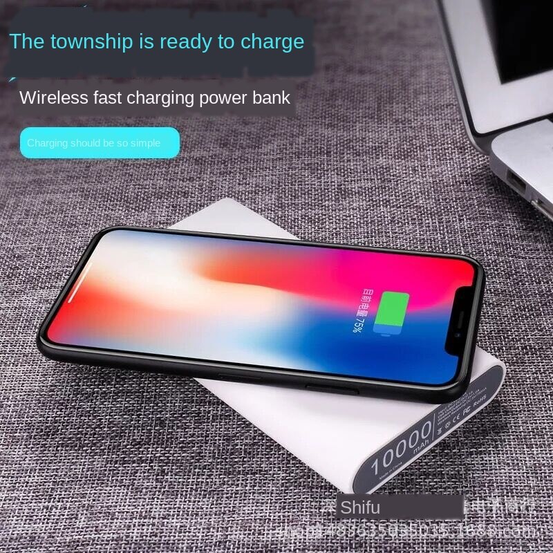 10000 mAh Qi wireless charger power bank external battery wireless charging power bank iPhone 11 X Samsung Huawei Xiaomi
