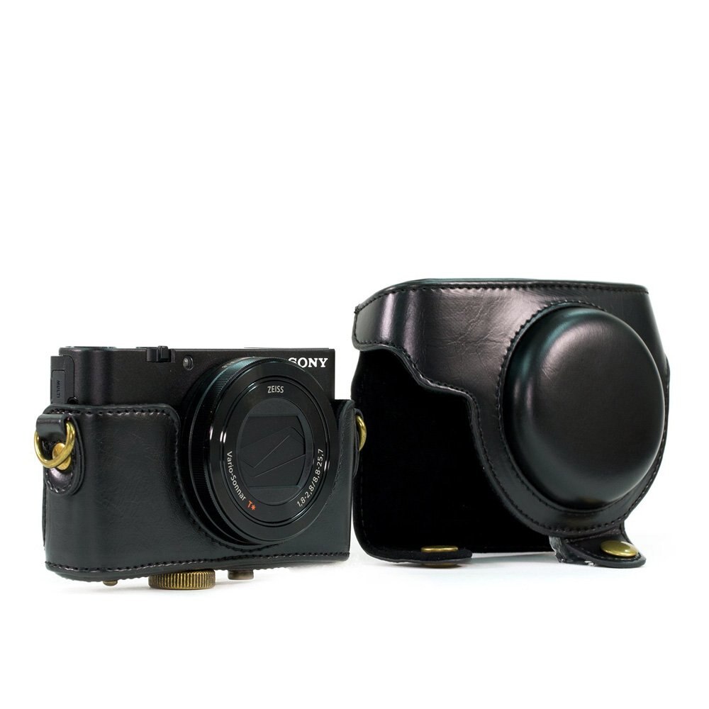 Étui pour appareil photo en cuir PU rétro, housse rigide pour Sony RX100 Mark VI V VA IV III II RX100M6 RX100M5 RX100VA RX100M4 RX100M3
