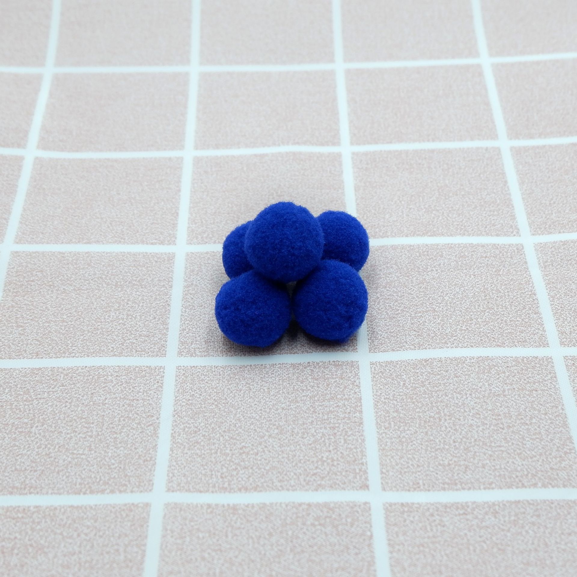 Home Decoration 500Pcs 8mm Pompoms Soft Pom Poms Fur Ball Arts Toys Crafts DIY Apparel Sewing Fabric Supplies FPJXZ146: Dark Blue