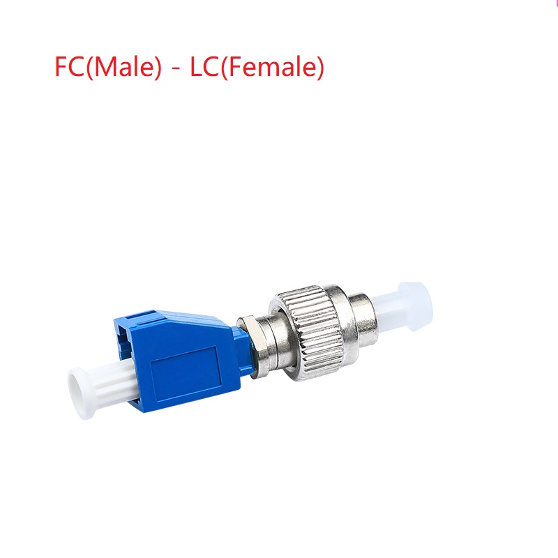 LeeBeTo SC/ST/FC/LC UPC/APC Fiber Optic Adapter/Connector Single/Multi mode Female to Male SM 9/125 Hybrid Adapter: FC-LC SM