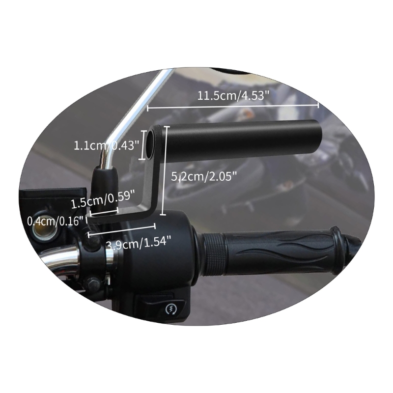 Specchietto moto estendi distanziali Riser supporto in lega di alluminio staffa adattatore di estensione accessori universali per motocross E8BC