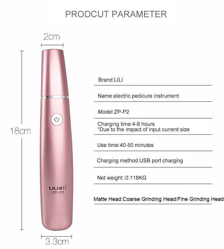Herramientas eléctricas para el cuidado de los pies, Lima eléctrica para los pies, máquina de eliminación de piel dura para talones, rechargeable, pedicura, 110V-220V