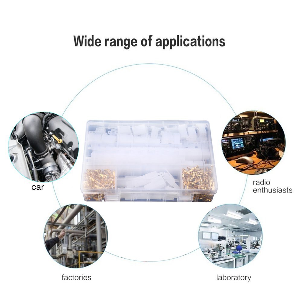 580Pcs 2.8mm 2/3/4/6/9 pin Motorcycle Automotive Electrical wire terminal Male Female cable Connector plug Kits