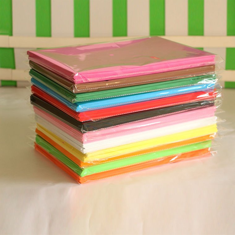 10 sztuk powrót naklejki papier z gąbki gumy EVA sztuki origami DIY ręcznie kolor bańka papieru wesele dekoracje 20*30 CM