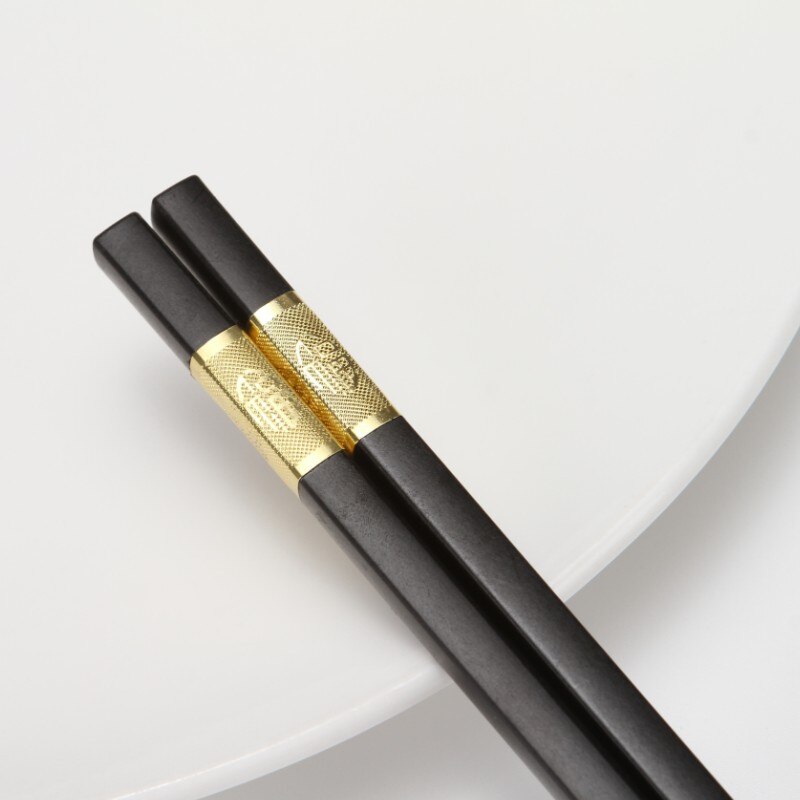 Baguettes de cuisine de Style chinois, 10 paires, baguettes de table en alliage, traiteur de Sushi antidérapant, ustensiles de cuisine ménagers, Baguette Hashi