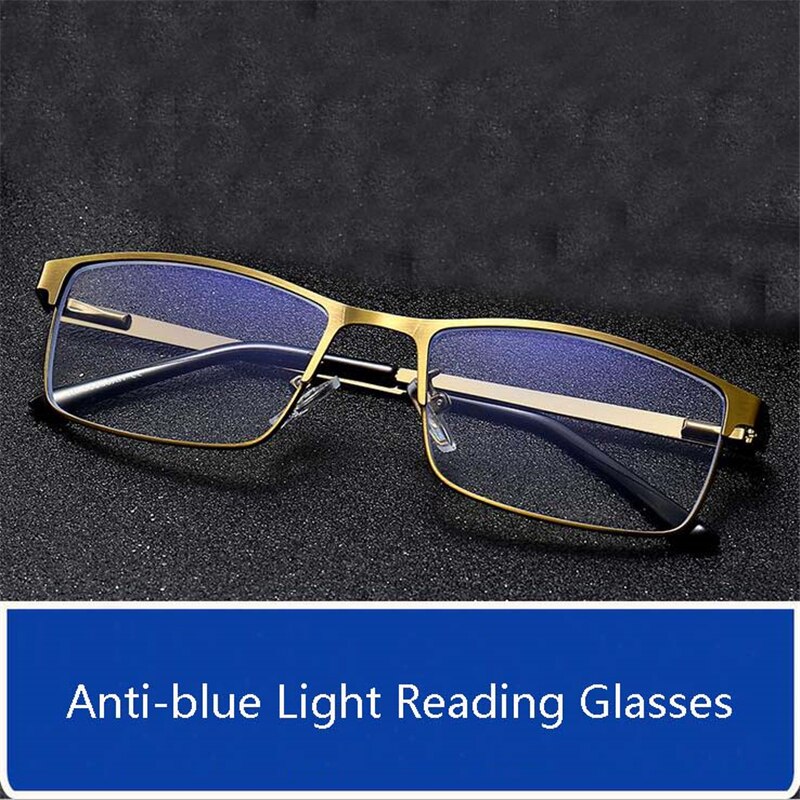 Blauw Licht Blokkeren Leesbril Vergrootglas Vierkante Anti Blauw Licht UV400 Verziendheid Bril Voor Unisex + 1.0 + 1.5 + 2.0 Tot + 4.0