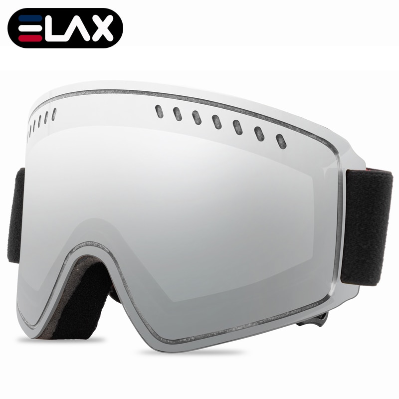 Elax Dubbele Lagen Anti-Fog Skibrillen Sneeuw Snowboard Bril Sneeuwscooter Outdoor Eyewear Sport Ski Googles