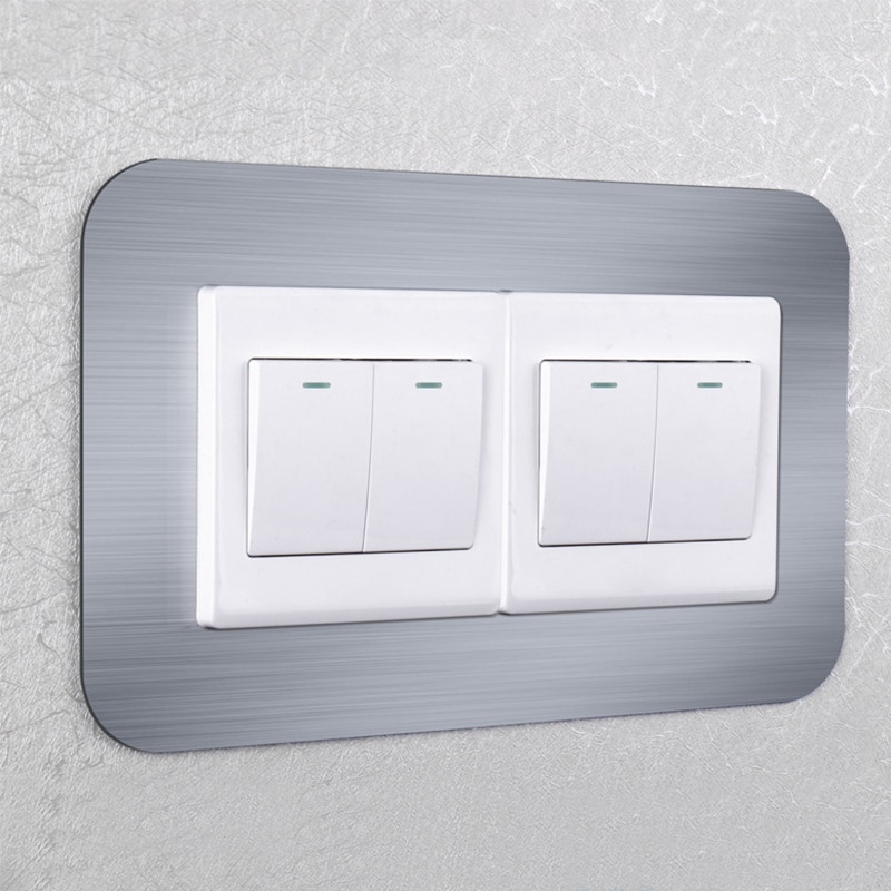 Prosta anty-brudna klamra typu nieprzylepna akrylowa naklejka strąk włącznik ochronny robić domu salon pyłoszczelna ochronna