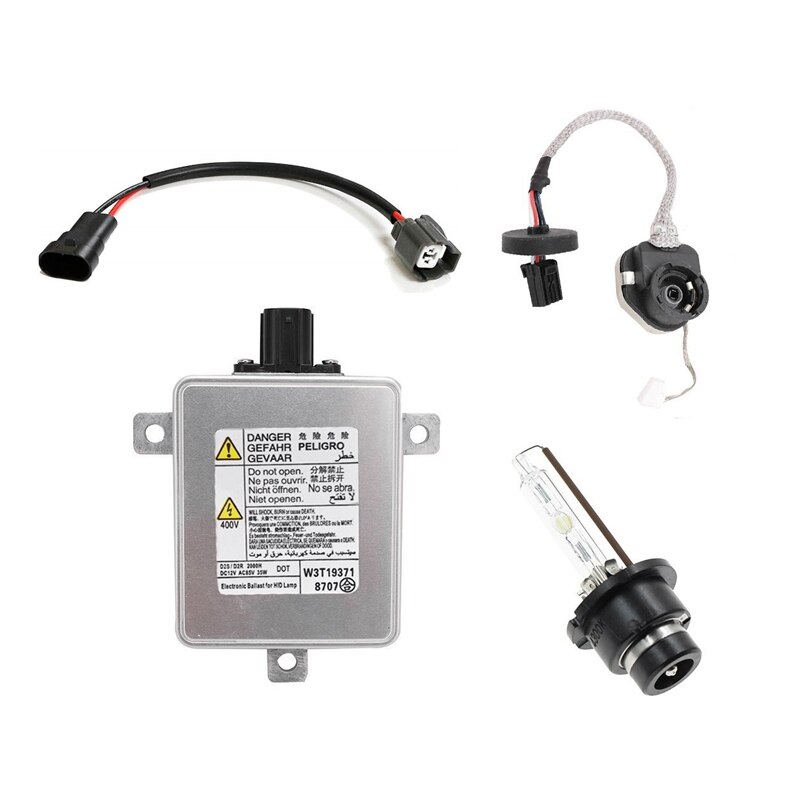 W3T19371 W3T15671 W3T16271 W3T20971 Xenon HID Headlight Ballast with Igniter and D2S Bulb &Power Cable for 2006 Acura 2004-: Default Title