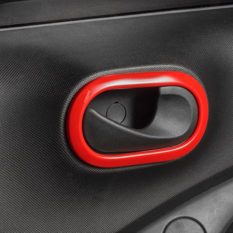 Car inner door bowl Decorative shell cover For Smart Fortwo Forfour 453 car accessories interior styling Modification Sticker