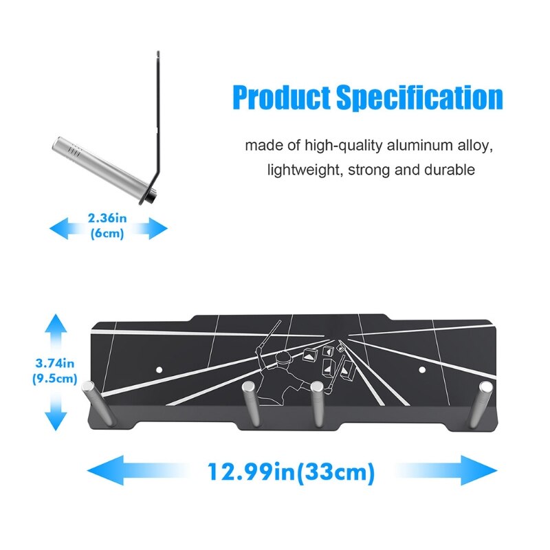 Soporte de montaje en pared para gafas VR, soporte Universal para auriculares de realidad Virtual, accesorios Quest 2, K1KF
