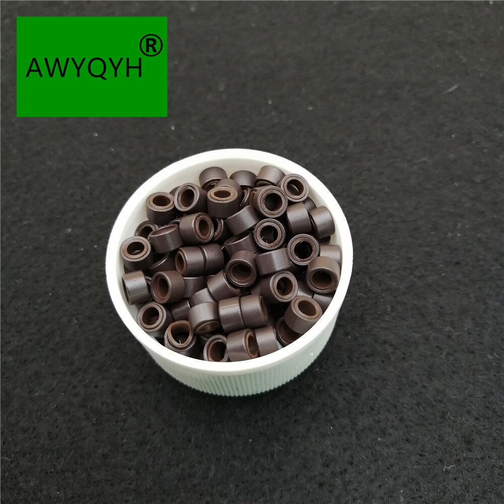 1000 pcs 5.0mm haar bedels microringen veer hair extensions gereedschap