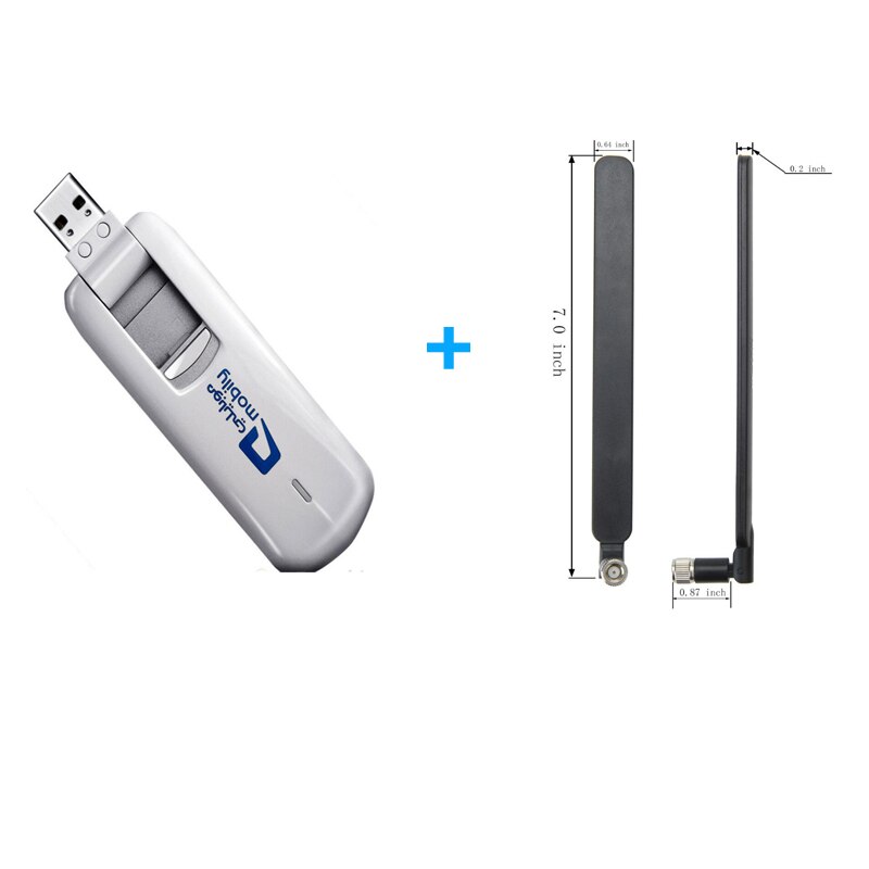 E3276s-920 4G LTE USB Wireless Modem 150Mbps Dongle Stick Support 4G LTE Bands B38/B40 TDD2300/2600Mhz: Plus antenna