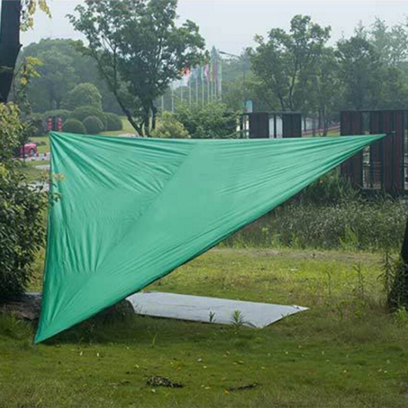 Vanntett trippelhjørnet fortelt skyggetrekk sol utendørs solskjerming skygge seil hage uteplass basseng camping pikniktelt