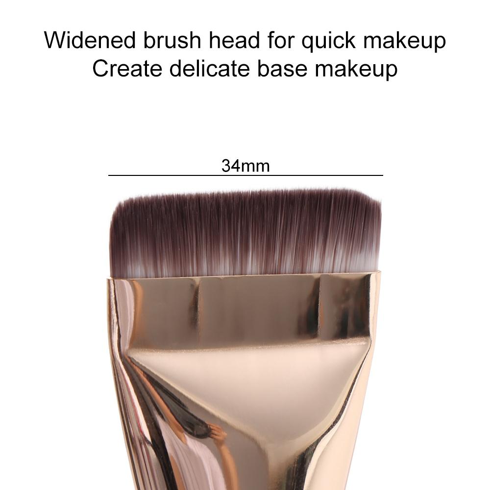 Pinceau de maquillage ultra fin pour femmes, outils de maquillage, fond de teint lisse, léger, contour plat, biseauté multifonction