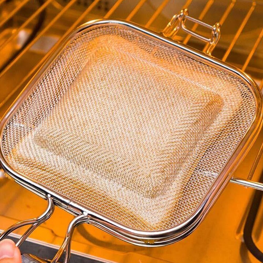 Bbq Barbecue Grill Mat Rvs Brood Hamburger Sandwich Grillen Netto Voor Huishoudelijke Keuken Helpende Decor