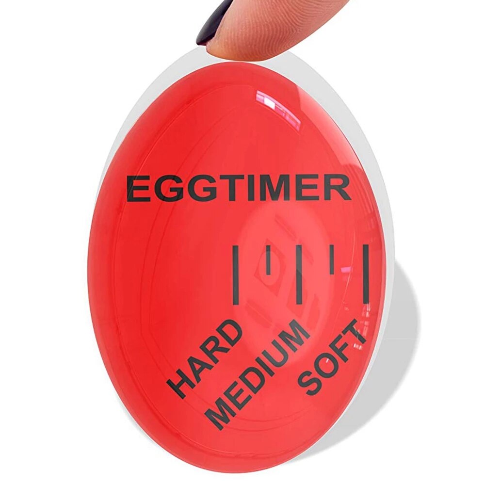 Reusable Color Changing Mini Egg Timer With Soft Medium Hard Boiled Calibration Kitchen Gadget